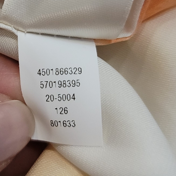 White House Black Market Floral Chiffon Halter Blouse - M - Picture 11 of 11